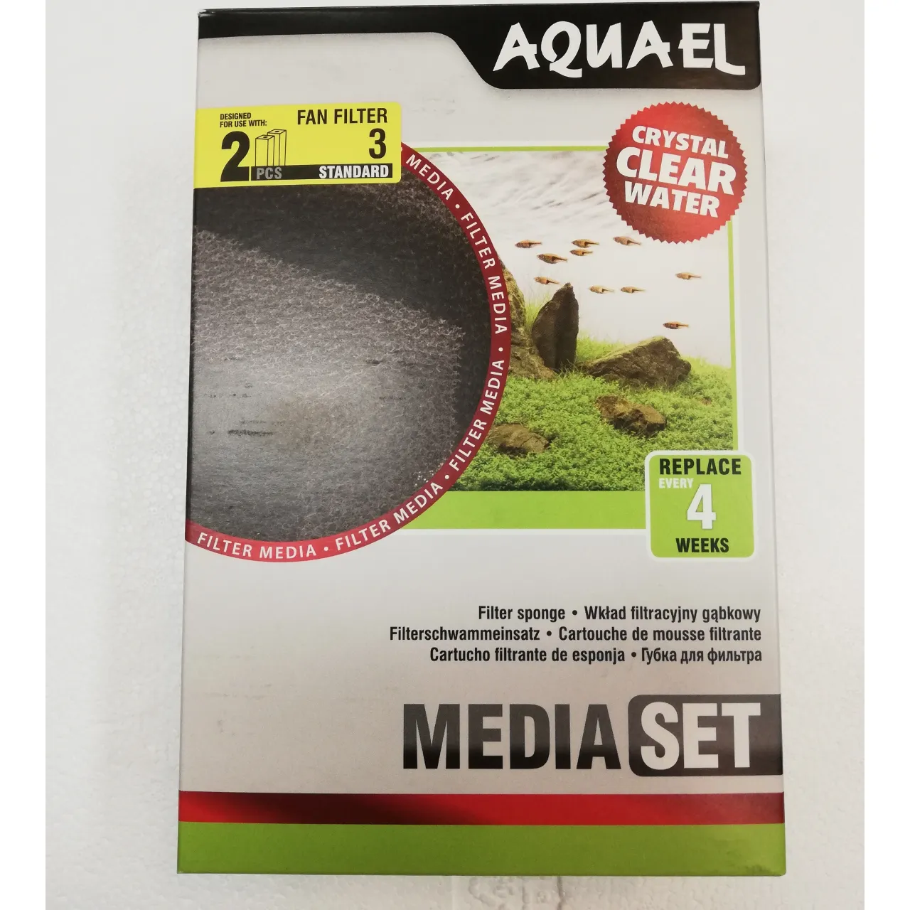 AquaEl svamp til Fan 3 plus (2 stk)